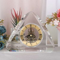 Horloge murale moderne en cristal makka et horloge tour modèle souvenir