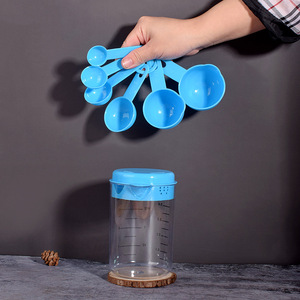 Wholesale 7pcs Plastic <b>Measuring</b> Cup <b>Spoon</b> Set Kitchen Baking Tools - Product Image 4