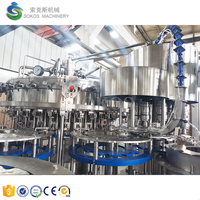 Machine de remplissage automatique de CO2 Sokos, machine de remplissage de boissons gazeuses, ligne de production de boissons gazeuses