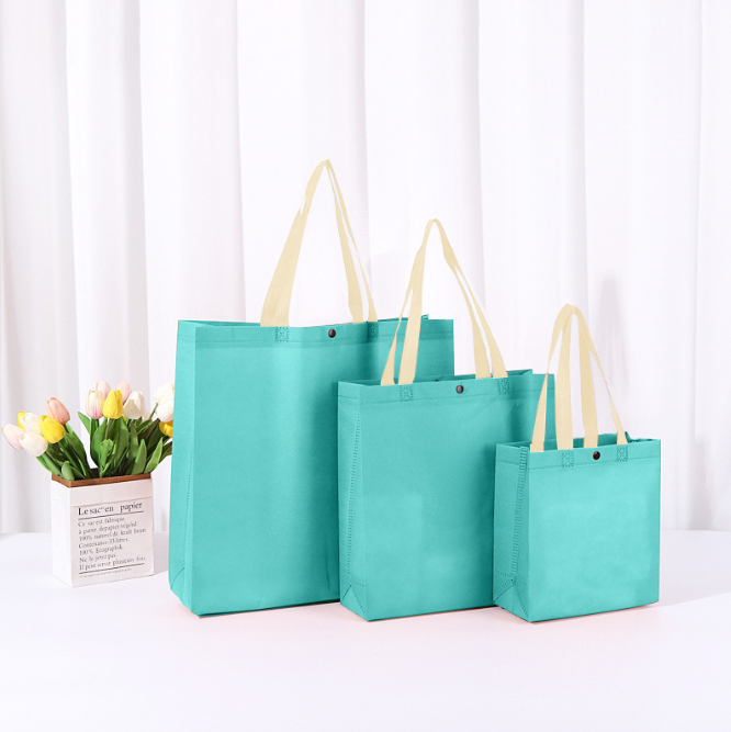 Customizable Hand-held Bags, Non-woven Fabric Eco-friendly Handbags, Recyclable, Foldable, and Customizable Logos