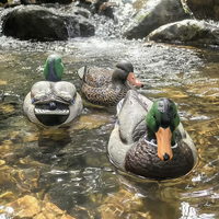Décoy flottant en plastique composite EVA pour canard colvert et oie, idéal pour la chasse en extérieur et la décoration de bassins/lacs de jardin