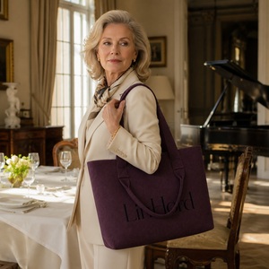 Borsa tote rettangolare in maglia all'ingrosso per shopping, corrieri di messaggistica e uscite casual, per collezioni di borse da donna e <span class=keywords><strong>moda</strong></span>. - Product Image 2