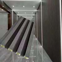 Panneaux muraux rainurés pour la décoration intérieure, panneaux muraux WPC imperméables, panneaux muraux PVC, panneaux de cloison, panneaux de plafond