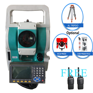 ชุดอุปกรณ์ครบชุด กล้องวัดมุมแบบ Total Station จอ LCD คู่ พร้อมวิทยุสื่อสารฟรี กล้องวัดมุมความแม่นยำสูง - Product Image 1