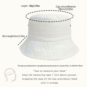 Sombrero de Pescador Personalizado para Mujer, Bordado, Ligero, de Algodón, para Verano, Casual, Ciclismo, Diseño a Mano, para Uso Diario al Aire Libre - Product Image 3