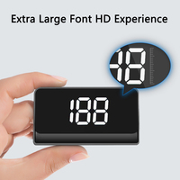 Dernier projecteur d'affichage tête haute GPS pour pare-brise avec écran OLED 2,5 pouces, accessoires universels pour voiture, entrée Type-C, garantie 1 an