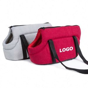 Sac à dos pliable et respirant pour animaux de compagnie, sac à bandoulière pour chats et petits chiens, idéal pour les voyages et la voiture, cadeau promotionnel - Product Image 1