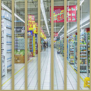 2019 производители, самопоглощающие прозрачные дверные полосы из ПВХ, магнитные дверные занавески из ПВХ для дома - Product Image 5