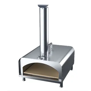 Stainless steel pizza oven high temperature pizza oven wood burn outdoor pizza oven
