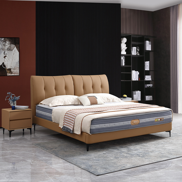 High Density Sponge Soft Adjustable Smart Bed Underbed Storage Sturdy Steel Slat Modern Assembled Luxury Bedroom Hotel Guest