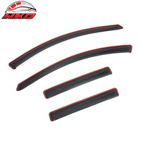 Viseras para ventanas interiores, compatibles con Mazda 3 Hatchback 10-13, protección contra sol y lluvia, acrílicas, 4 piezas