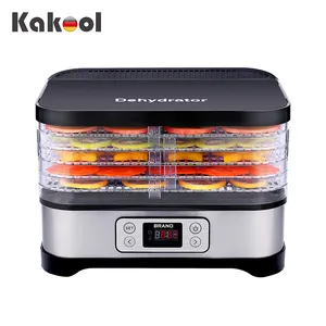 KAKOO new design tray height can adjustable digital 5 layer home electric food fruit dryer 320AL