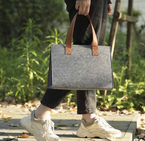 กระเป๋าผ้าสักหลาดสำหรับช้อปปิ้งสำหรับผู้ชายกระเป๋าน่ารักสำหรับผู้หญิง - Product Image 2