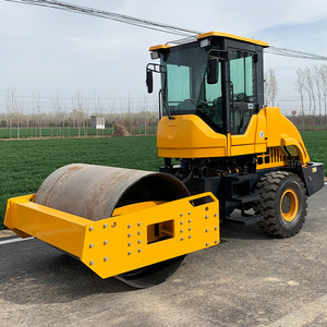 Đôi trống đất nhựa đường đường lăn Máy đầm paver Con lăn bê tông đường san lấp mặt bằng máy - Product Image 5