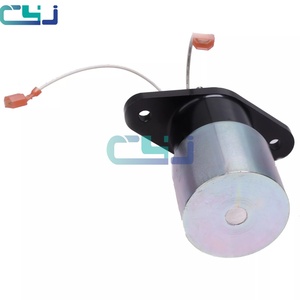 Pièces d'excavateur CYJ 0250-12A2UC11S1, électrovanne d'arrêt du moteur diesel 12V, 8250-1501 8250-1502, noire - Product Image 4