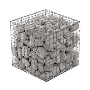 Vierkante 50Mm X 50Mm Gegalvaniseerd Steen Gevuld Gelast Gaas Hekwerk Paneel - Product Image 3