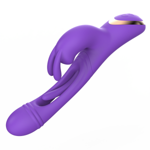 Vibratore Coniglio Leccante Tre in Uno, Stimolazione Clitoridea, Massaggio Punto G, Bastone per Masturbazione, Giocattolo Sessuale per Adulti - Product Image 2