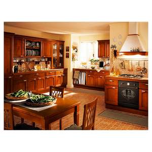 Mobili da Cucina Laminati Bianchi Lucidi con <span class=keywords><strong>Isola</strong></span>, Design Personalizzato, Oltre 30 Colori Disponibili, <span class=keywords><strong>Disegno</strong></span> 3D Gratuito - Product Image 3