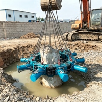 Cisaille hydraulique pour pieux, brise-pieux, utilisée sur les chantiers de construction