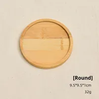 Dessous de verre en mosaïque DIY moderne plateau en bois de bambou résistant à la chaleur tapis de table carré dessin chinois fait à la main peint écologique