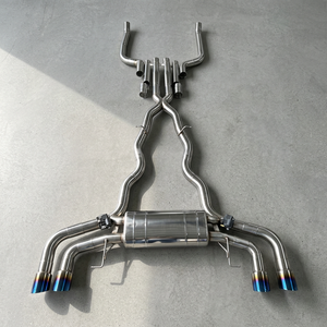 Sistema de Escape Catback Valvetronic de Acero Inoxidable para BMW M550i G30 G31 N63 4.4L V8 Twin Turbo con Válvula Remota y Puntas Cuádruples - Product Image 6
