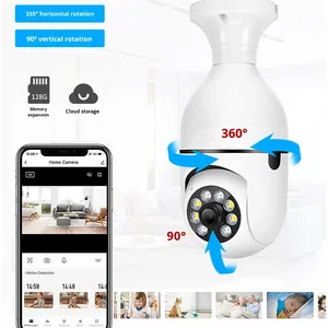 Pequeña Cámara IP WiFi CMOS OEM a Todo Color con Visión Nocturna, Detección de Movimiento, Bombilla de Seguridad, Q3 Cloud, 1 Año de Garantía, H.265, IP66 - Product Image 3