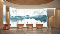 Vidrio Artístico Laminado, Vidrio Decorativo Sólido, Vidrio Decorativo Laminado Abstracto de Alta Gama para Hoteles, Villas y Oficinas
