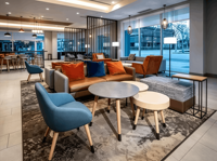 TownePlace Suites by Marriott, mobilier d'hôtel haut de gamme, chaise, table, canapé