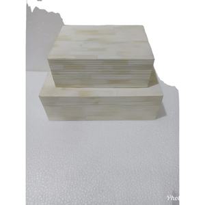 HANDCRAFTED IVORY BONE INLAY BOX - Product Image 1