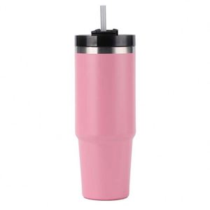 20oz 30oz Travel Car Tumbler Stainless Steel Vacuum Insulated with Lid Straw Non-Slip Bottom <b>Hot</b> Cold <b>Drink</b> - Product Image 3