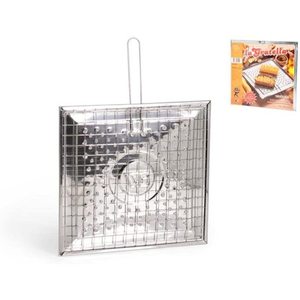 Grille en acier inoxydable 25x25 cm - Product Image 1