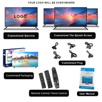 Tablette Android 4K personnalisable avec écran LCD, téléviseur intelligent de 100 pouces en verre trempé avec fonction multilingue