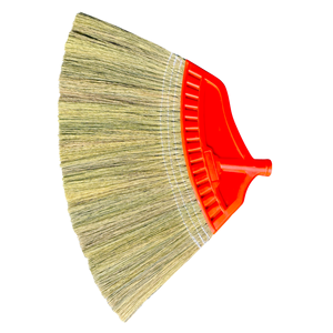 Natural Plant Material Broom Replacement Head with Plastic Handle Eco-Friendly <b>Floor</b> Cleaning <b>Brush</b> for Indoor/Outdoor Use - Product Image 6