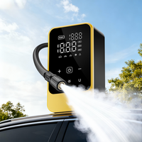 Hot Sale 150PSI Car Tire Inflator Tire Pressure Monitor Digital Pressure Gauge ABS Material Wireless 4500mAh Portable Air Pump