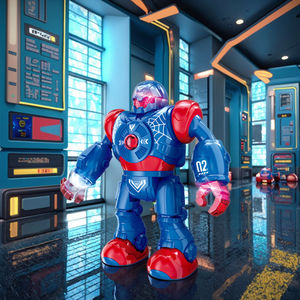 Juguete Robot Inteligente de Seguridad para Niños, con Luz, Música, Electrónico, <span class=keywords><strong>Spider</strong></span>-<span class=keywords><strong>Man</strong></span>, Educativo, de Plástico, Funciona con Pilas - Product Image 5