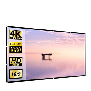 Fast Fold <strong>Project</strong> <strong>Screen</strong> Long Throw 100 120 Inch Mobile Phone Portable Folding Xy Projector <strong>Screen</strong> for Outdoor Home - Product Image 1