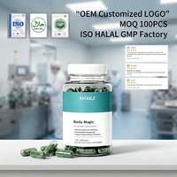 Capsules de Chlorophylle Saine pour Adultes, Marque Privée OEM, Suppléments à l'Extrait de Persil et à l'Odeur Fraîche, Conformité GMP, Livraison Rapide