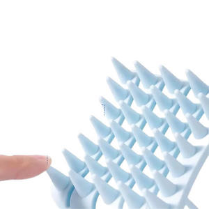 Peine de silicona para masaje del cuero cabelludo, cerdas suaves de 15-20 cm para limpieza y relajación del cabello - Product Image 2