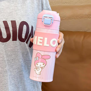 Botella de agua aislada My Melody de 500 ml, termo de doble pared para regalos empresariales, artículos de bebida unisex - Product Image 1