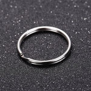 พวงกุญแจวงกลมเหล็กชุบนิกเกิลแบบวงแหวนสำหรับทำพวงกุญแจ DIY - Product Image 3
