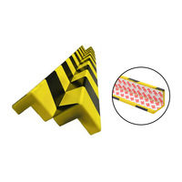 RONGHE Bande de coin industrielle en forme de L anti-collision en mousse polyuréthane PU personnalisée pour garage parking jaune noir