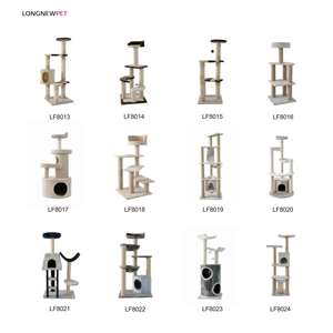 Torre per Gatti da Interno con Tiragraffi Beige, Albero per Arrampicata Felina in Vendita - Product Image 3