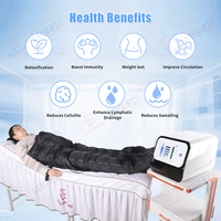 Pressothérapie Professionnelle Drainage Lymphatique Masseur de Jambes Infrarouge Combinaison de Pressothérapie à Compression d'Air pour Beauté et Physiothérapie