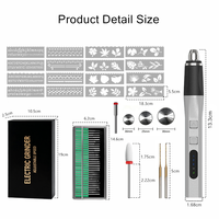 Stylo de gravure électrique réglable à 3 vitesses avec 30 embouts, outil de gravure rotatif DIY, machine de gravure sur métal pour bijoux, bois, verre, jade