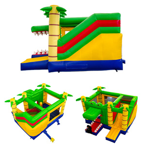 <span class=keywords><strong>Castillo</strong></span> Inflable de PVC de Alta Calidad, Tobogán Personalizado con Diseño de Cocodrilo, Casas de Brinco Inflables para Niños y Adultos - Product Image 6
