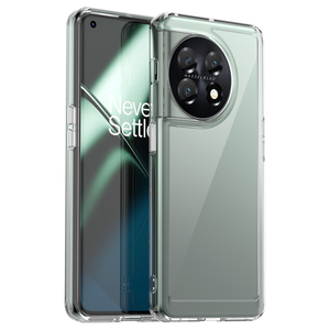 เคสสำหรับ <span class=keywords><strong>OnePlus</strong></span> 11,เคสโทรศัพท์กันกระแทกแบบ<span class=keywords><strong>2</strong></span> In 1สีลูกกวาด TPU แบบเจลใสแข็งกันกระแทกสำหรับ <span class=keywords><strong>OnePlus</strong></span> 11 - Product Image 2