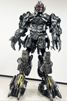 Disfraz de Robot LED para Adultos, Transformable, Realista, para Espectáculos de Baile, con Grabador de Voz 3D, Cosplay, Mascota, de Seda/Algodón para Hombre