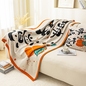 Couverture tricotée épaisse de style Ins, idéale pour la sieste au bureau, la nouvelle décoration intérieure et les déménagements - Product Image 4