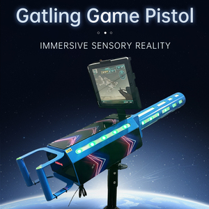 ปืนเกม leplay Gatling สำหรับเด็ก3D จากเกมจับการเคลื่อนไหว VR คอนโซลยิงแบตเตอรี่ Li-ion ในร่มกลางแจ้งโรงเรียนพีวีซี - Product Image 1