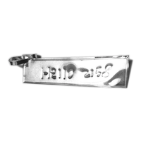 Étiquettes vierges personnalisées en aluminium 1*3-1/2 pouces à attacher avec bande supérieure détachable 500 pièces/boîte